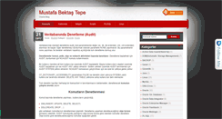 Desktop Screenshot of mustafabektastepe.com